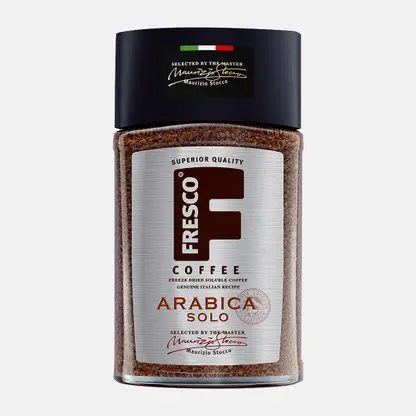 Кофе растворимый Fresco Arabica Solo сублимированный 190г