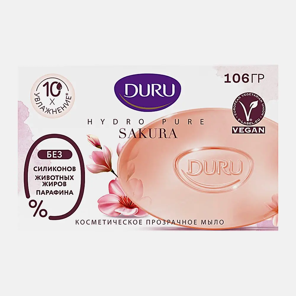 Мыло туалетное Duru Hydro pure Sakura 106г