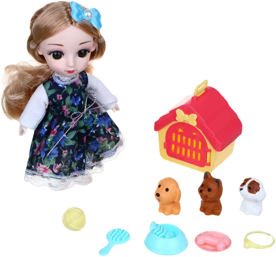 Игровой набор Константа торг Милые друзья с аксессуарами 25*20*7см 210г