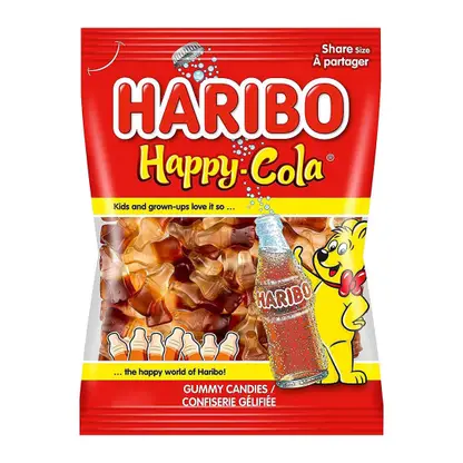 Изображение товара Мармелад Haribo жевательный Хэппи кола 80г