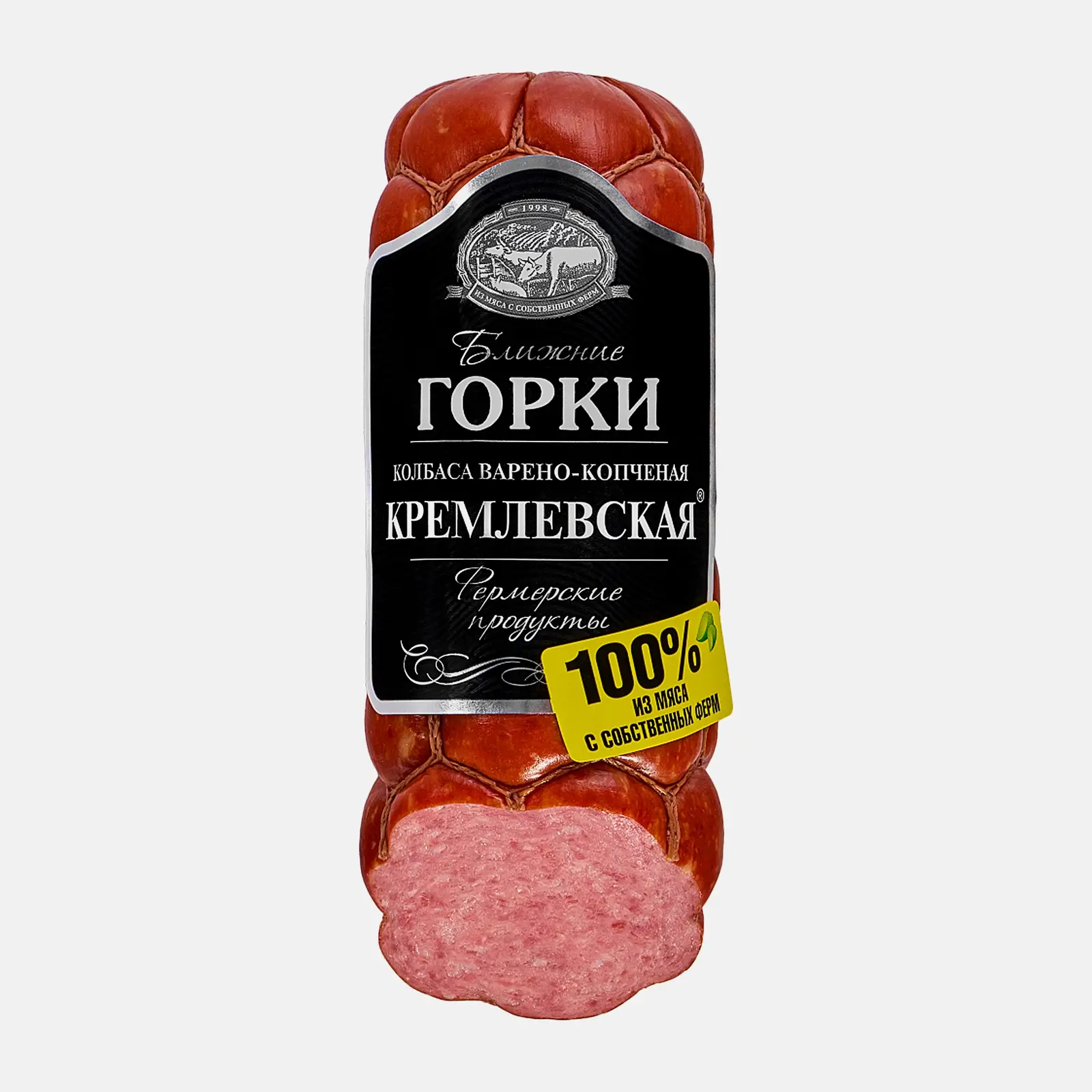 Изображение товара Кремлевская варено-копченая колбаса Ближние горки 350г вакуум