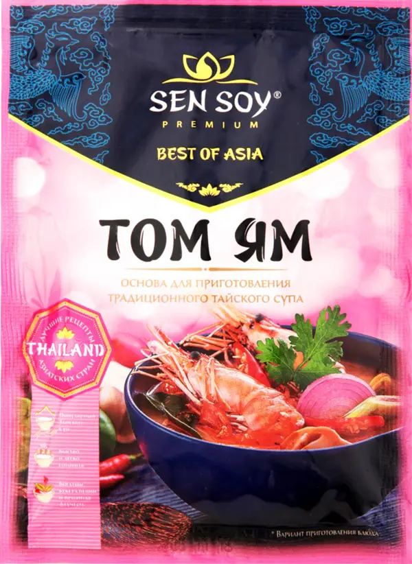 Изображение товара Основа для супа Sen Soy Том Ям 80г