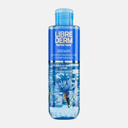 Лосьон для снятия макияжа с васильком Librederm 200мл