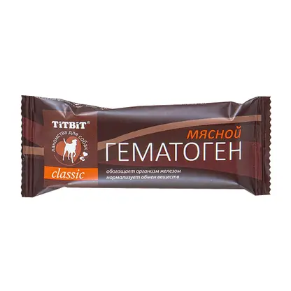 Изображение товара Лакомство для собак Titbit Classic Гематоген 35г - полезное поощрение и перекус