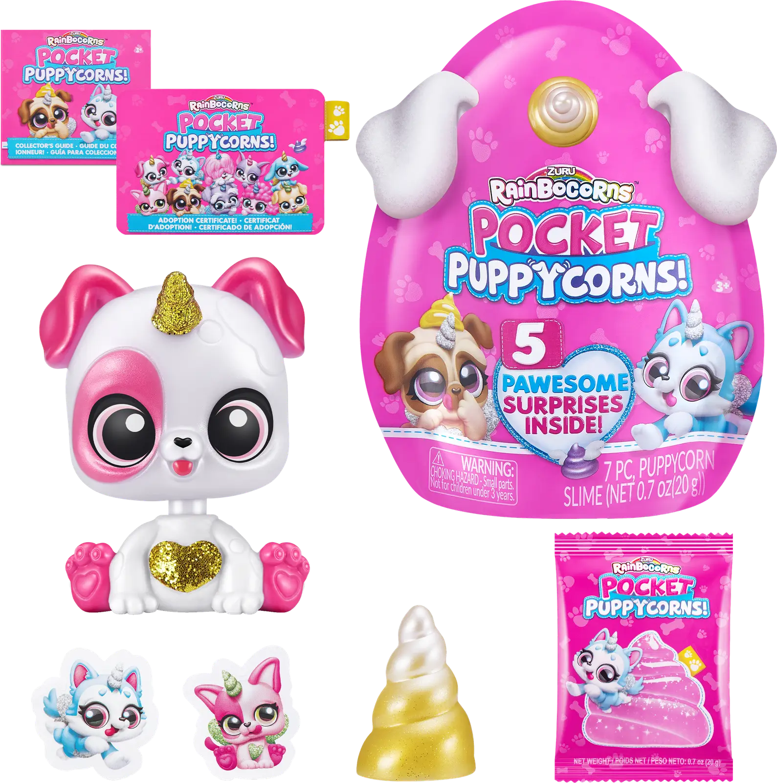 Игрушка Zuru RainBocoRns Puppycorn плюш в яйце 59г 15.5*5.5*13см