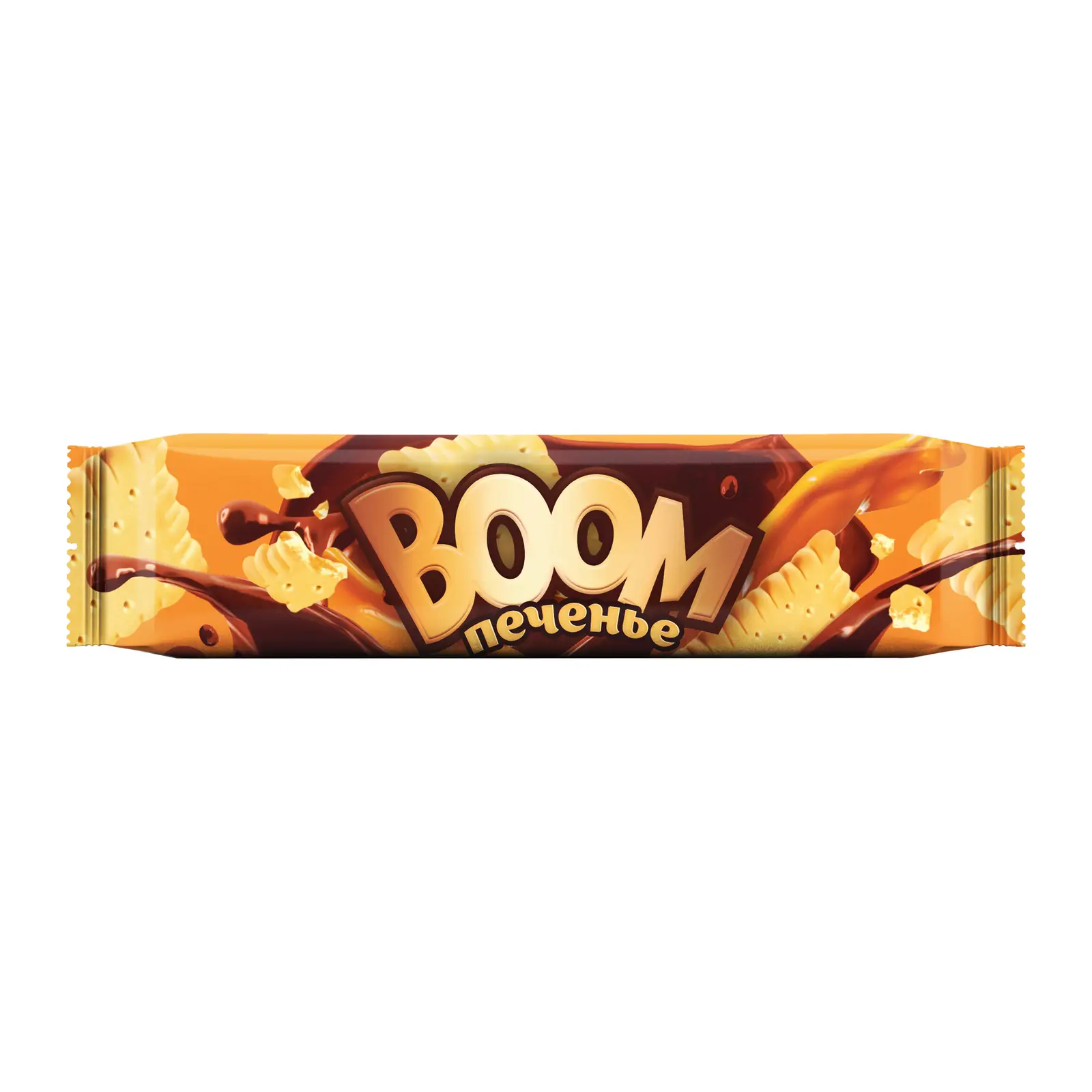 Батончик c карамелью и печеньем Boom 42г