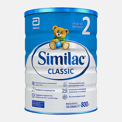 Смесь сухая молочная Classic 2 Similac 800г