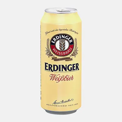 Пиво Erdinger Weissbier светлое нефильтрованное непастеризованное 5.3% 500мл