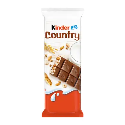 Изображение товара Молочный шоколад Country с молочно-злаковой начинкой Kinder 23.5г