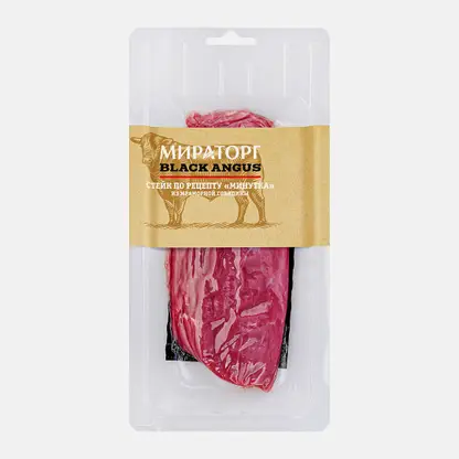 Стейк Мираторг Минутка из мраморной говядины 190г