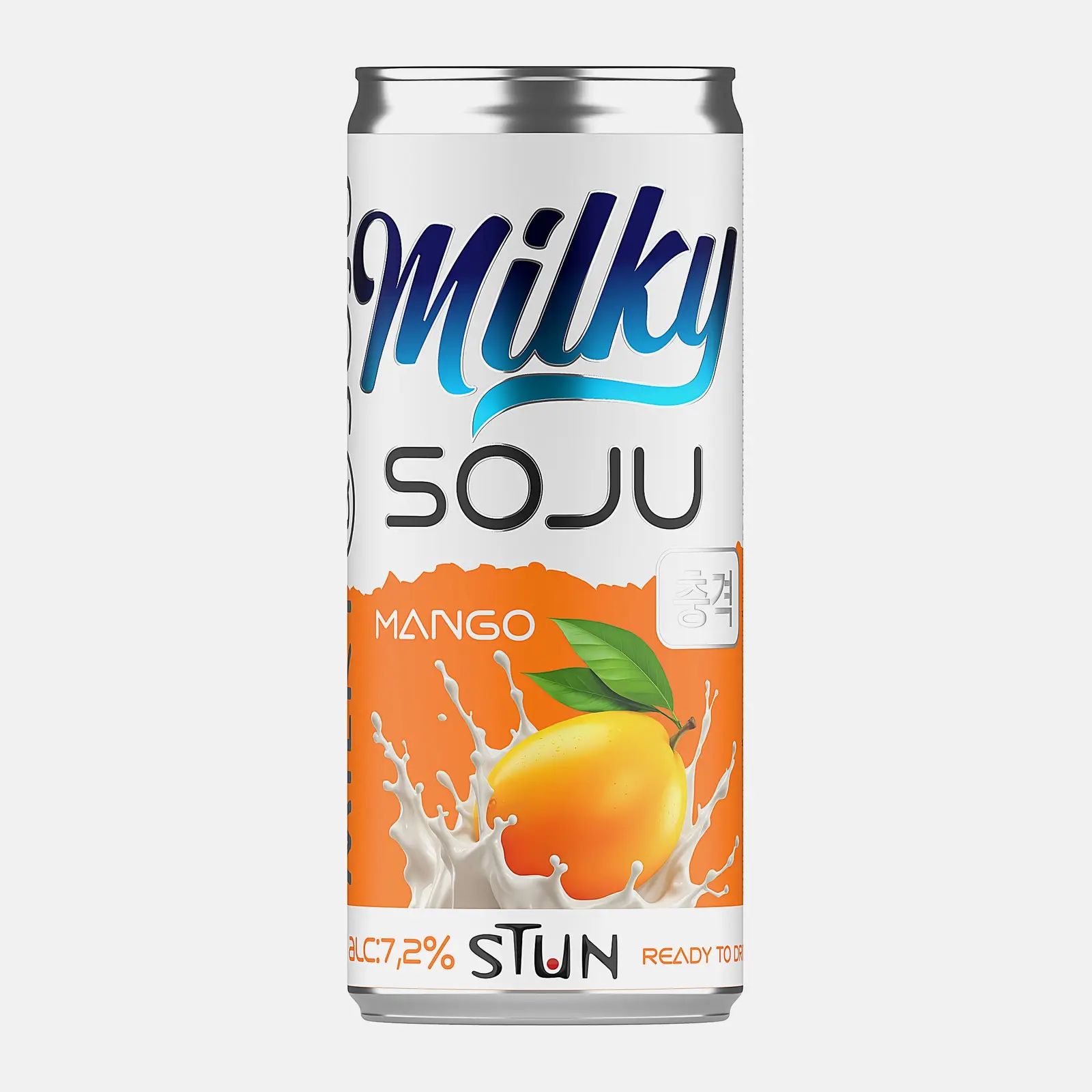 Газированный спиртной напиток со вкусом манго Stun Milky Soju 7.2% 250мл Газированный спиртной напиток со вкусом манго Stun Milky Soju 7.2% 250мл