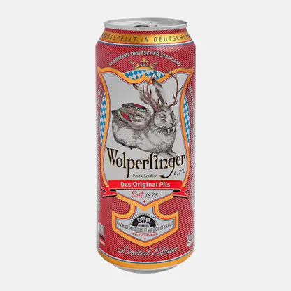 Пиво Wolpertinger светлое фильтрованное 4.7% 500мл