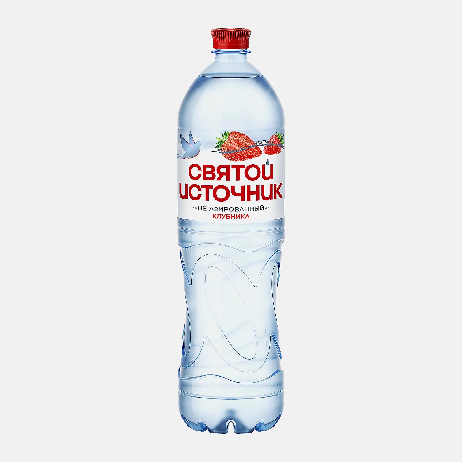 Вода Святой источник Клубника питьевая негазированная 1.5л