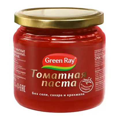 Изображение товара Томатная паста Green Ray 205г