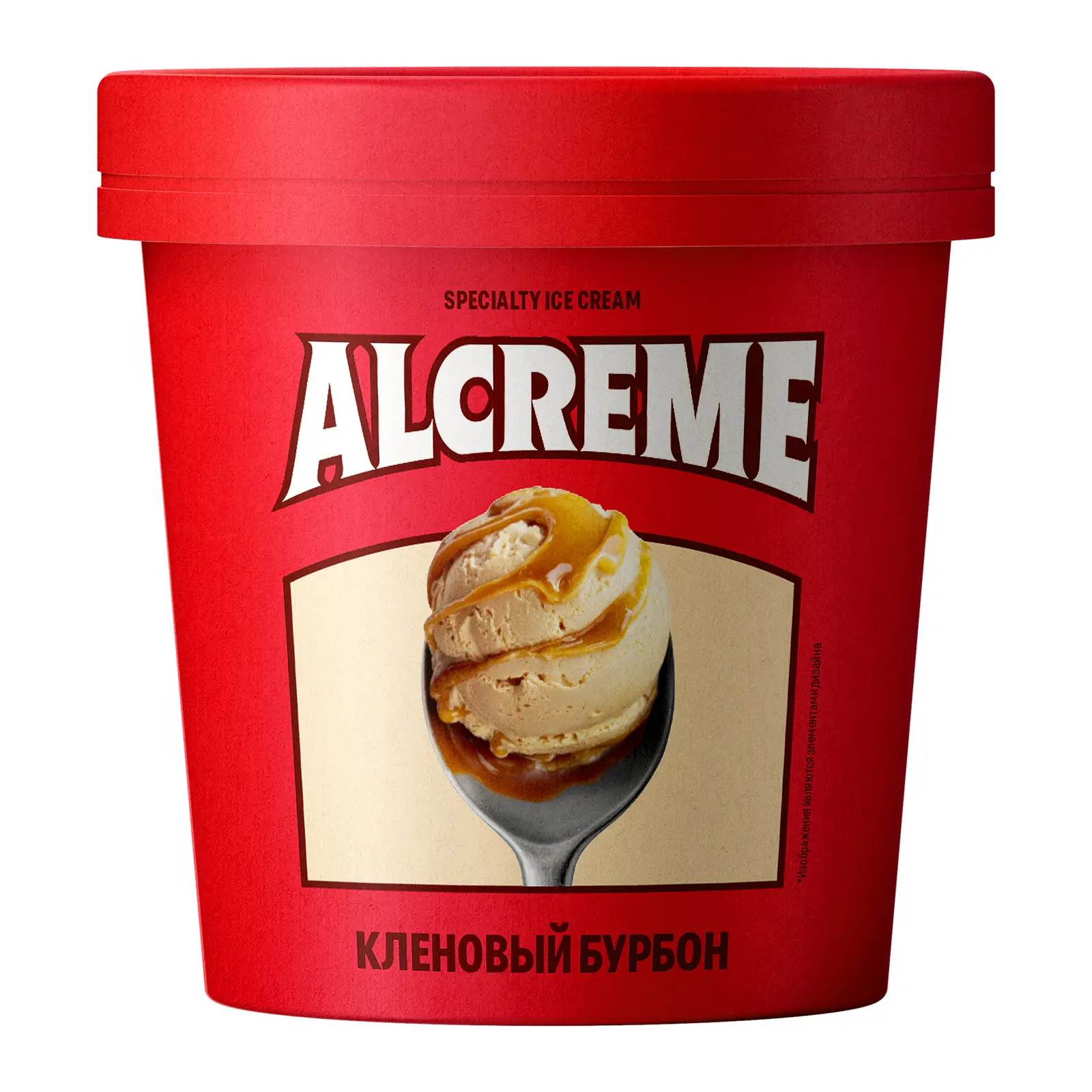Изображение товара Мороженое Кленовый бурбон с кленовым сиропом и виски Alcreme 75г