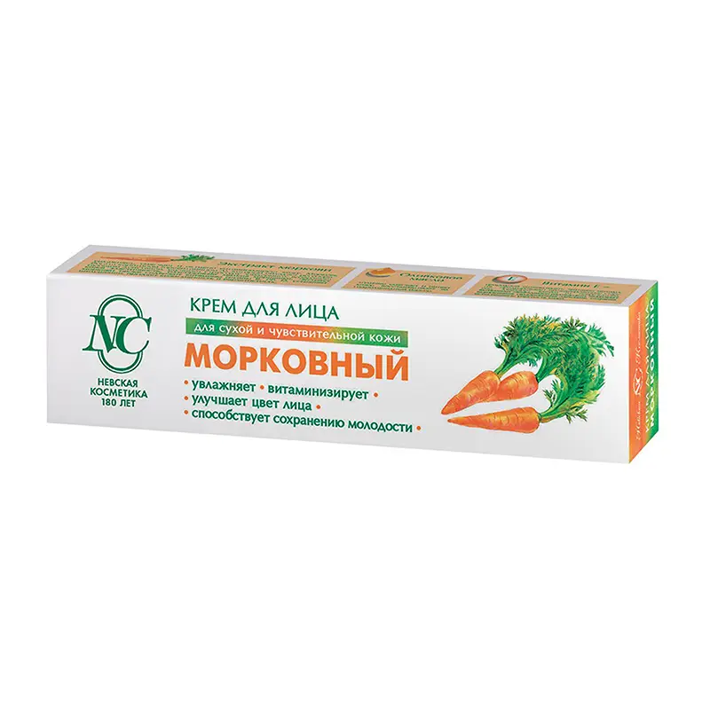 Крем для лица Невская Косметика Морковный 37мл