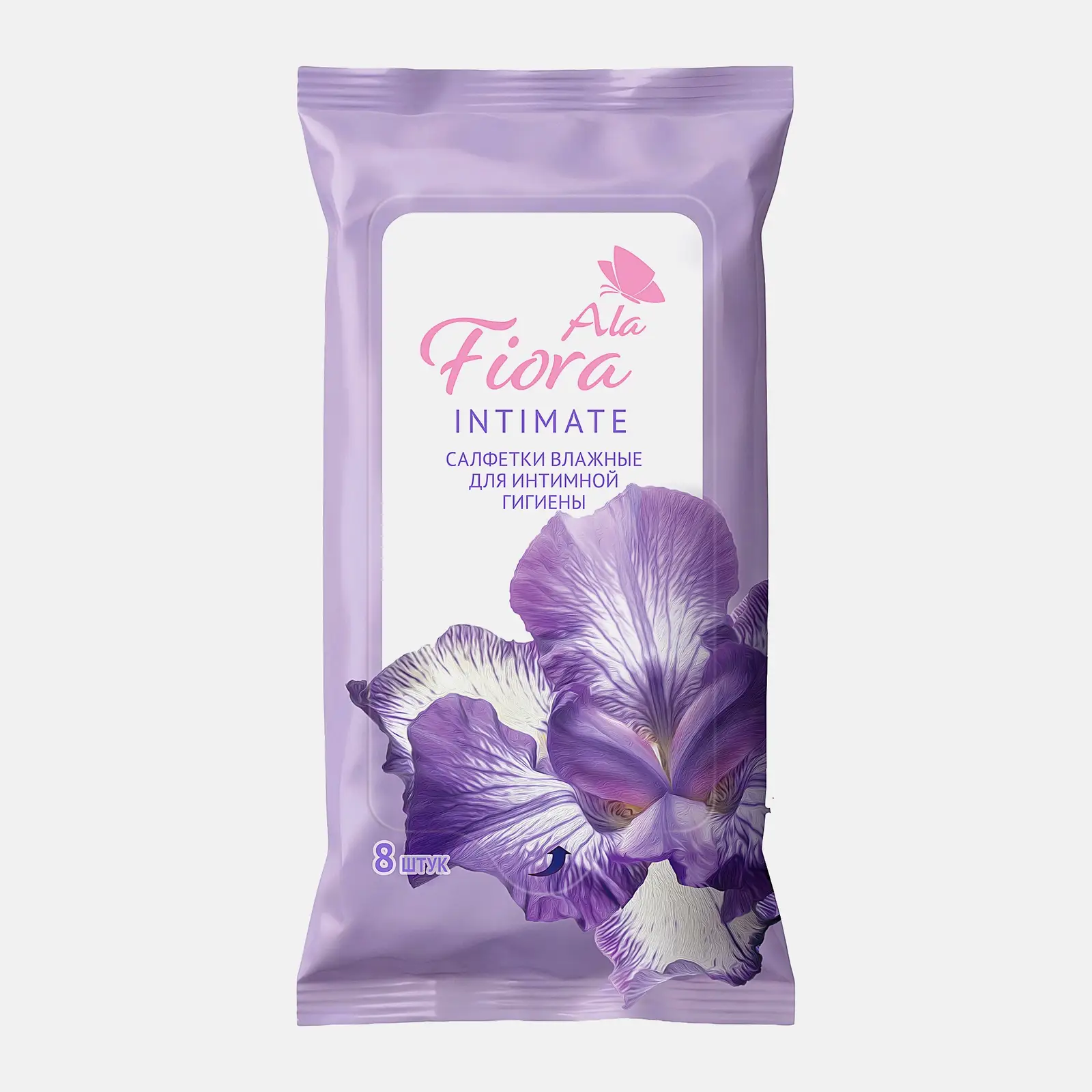 Влажные салфетки Aura Fiora/Fiora для интимной гигиены 8шт в ассортименте
