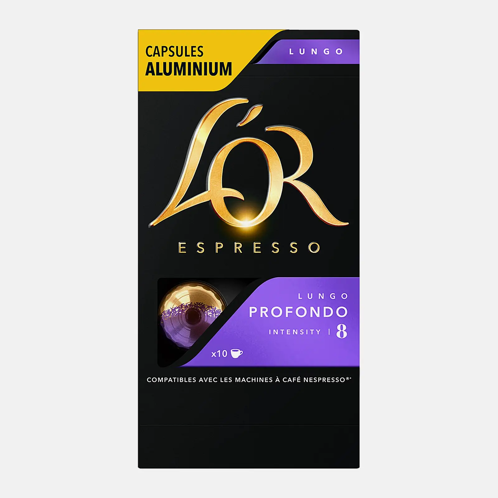 Изображение товара Кофе в капсулах Lor Espresso Lungo Profondo 52г 10шт натуральный жареный