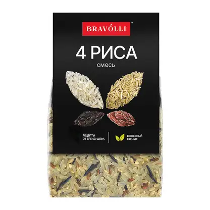 Изображение товара Смесь 4 риса Bravolli 350г