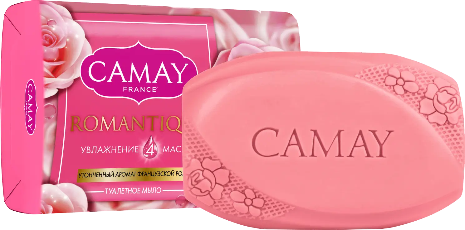 Мыло Camay Romantique с ароматом французской розы 85г