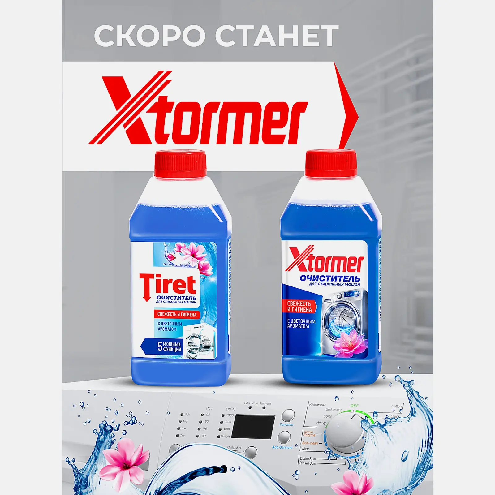 Очиститель для стиральных машин Tiret 250мл - фото 3