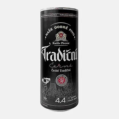 Темное пиво Cerne Dark фильтрованное Tradicni 4.4% 500мл