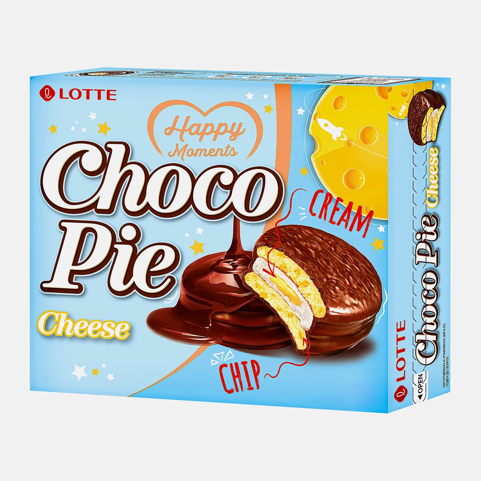 Печенье со вкусом сыра Choco Pie 336г - фото 2 Печенье со вкусом сыра Choco Pie 336г - фото 2