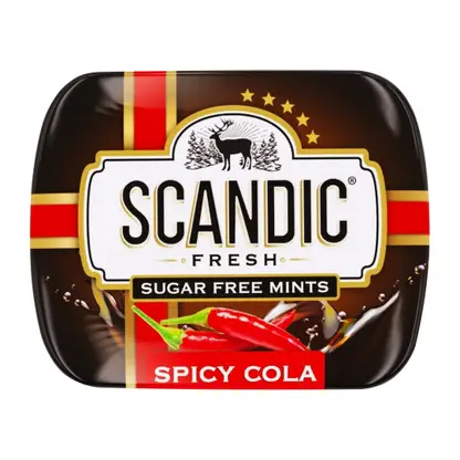 Изображение товара Драже без сахара со вкусом пряная кола 14 г Scandic