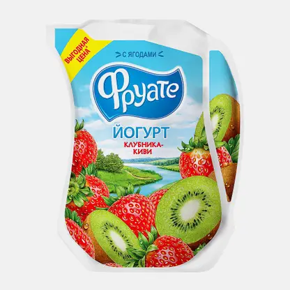 Йогурт питьевой Фруате Клубника киви 1.5% 950мл