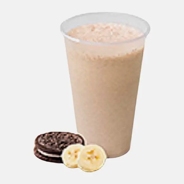 Изображение товара Милкшейк с бананом и шоколадным печеньем 420мл - Тандер
