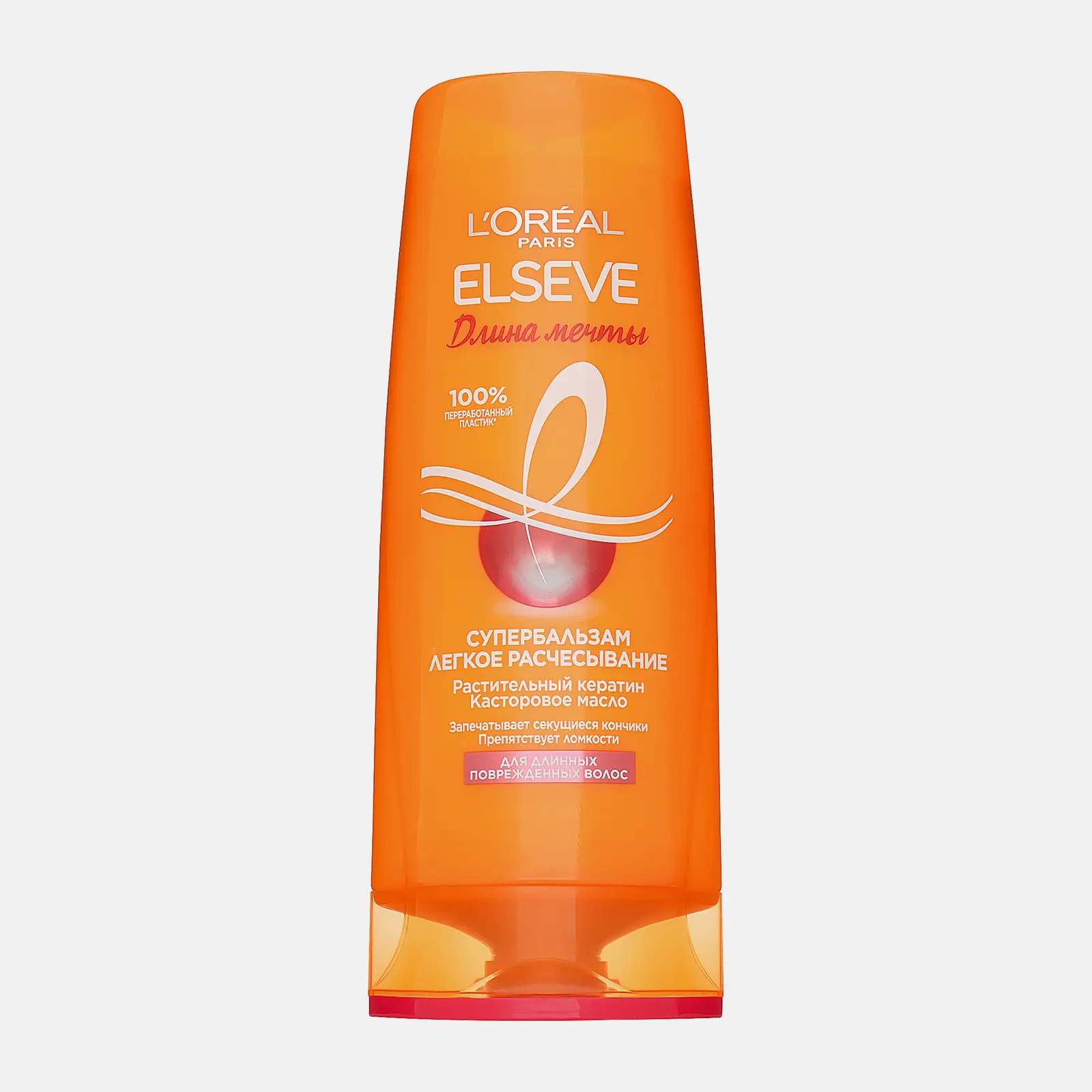Супер-бальзам L’Oréal Paris Elseve Легкое расчесывание Длина мечты для длинных поврежденных волос 400мл