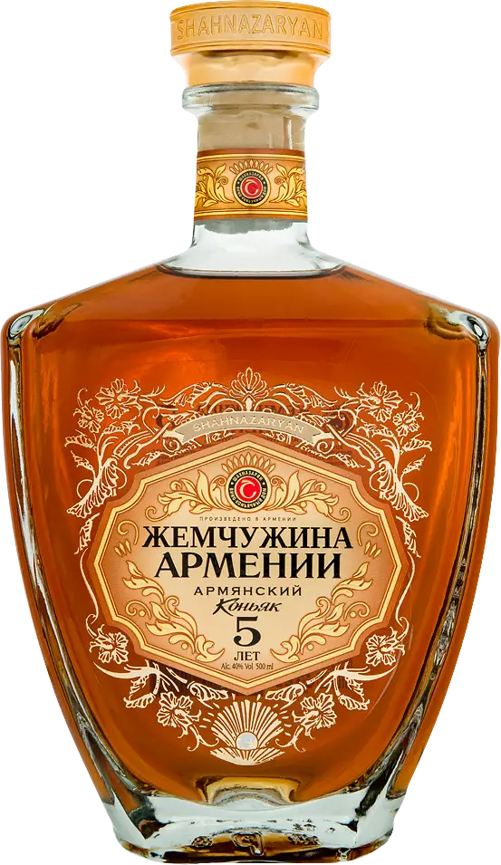 Изображение товара Коньяк Жемчужина Армении 5 лет 40% 500мл
