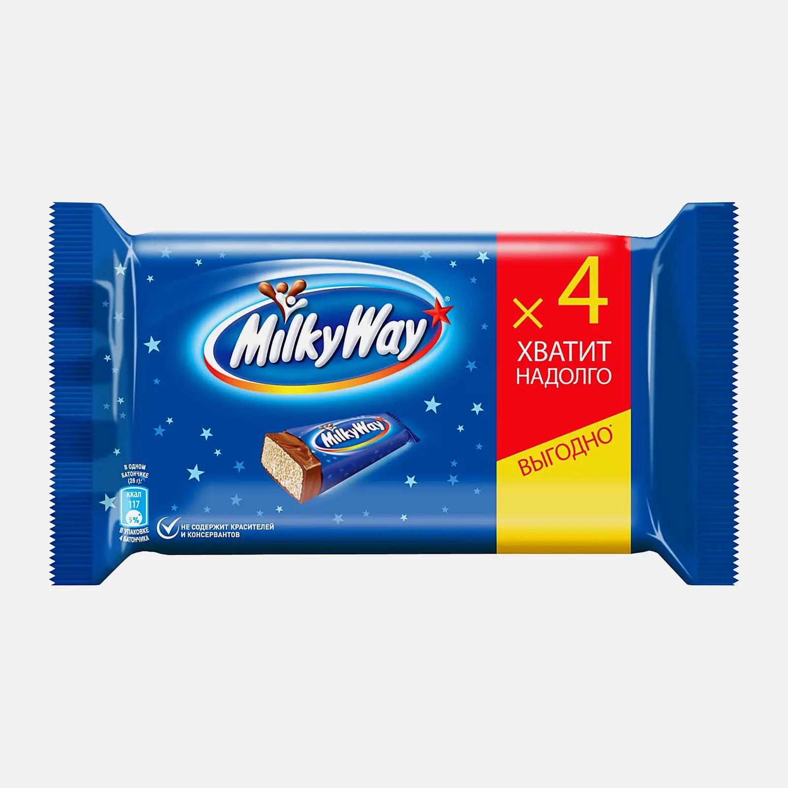 Батончик шоколадный с суфле Milkyway 104г Батончик шоколадный с суфле Milkyway 104г