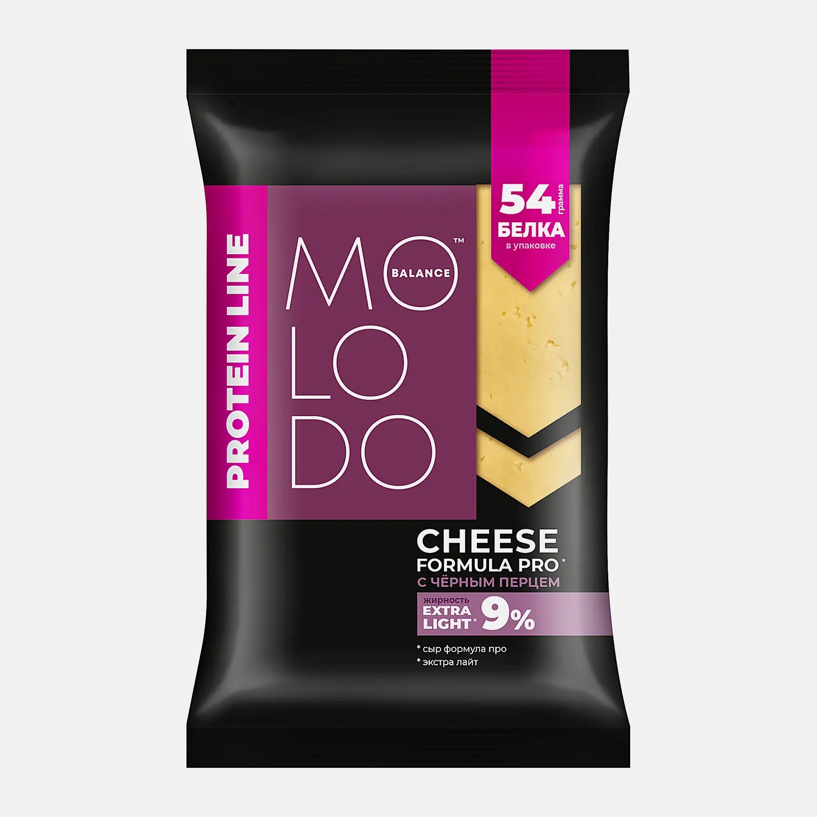 Сыр Формула про с черным перцем Molodo Balance 20% 180г Сыр Формула про с черным перцем Molodo Balance 20% 180г