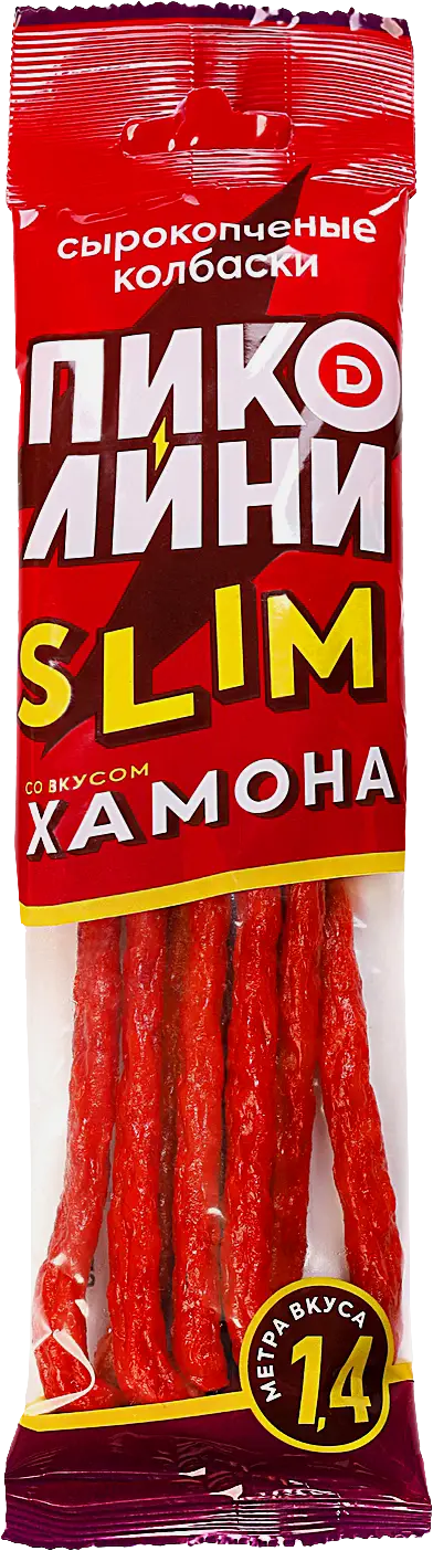 Колбаски Дымов Пиколини SLIM со вкусом хамона полусухие 70г