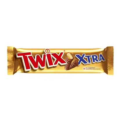 Изображение товара Батончик шоколадный Twix Xtra с карамелью 82г