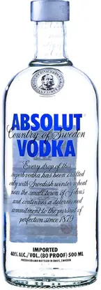 Водка Absolut 40% 500мл