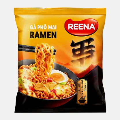 Лапша быстрого приготовления Рамен сыр с острой курицей Reena 115г