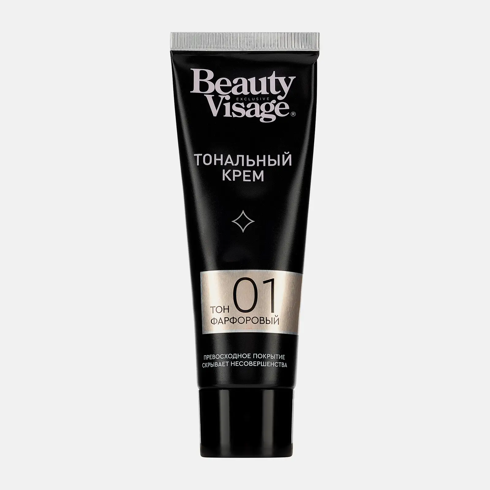 Тональный крем для лица тон 01 Фарфоровый Beauty Visage