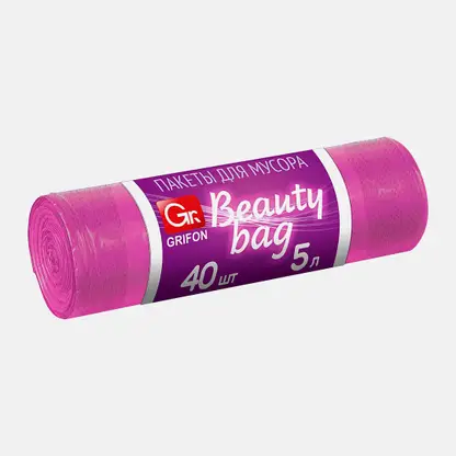 Пакеты для мусора Grifon Beauty bag 5л 40шт