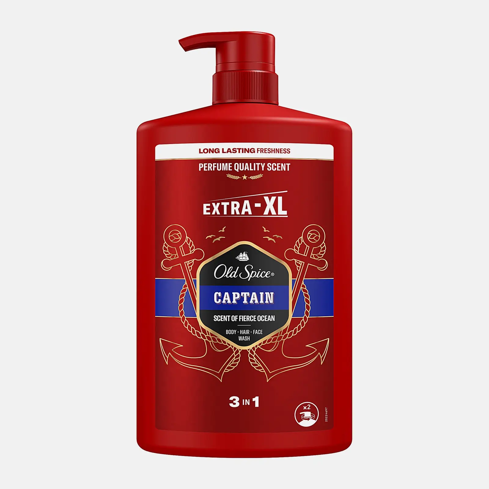 Гель для душа Old Spice Captain + шампунь мужской 1000мл