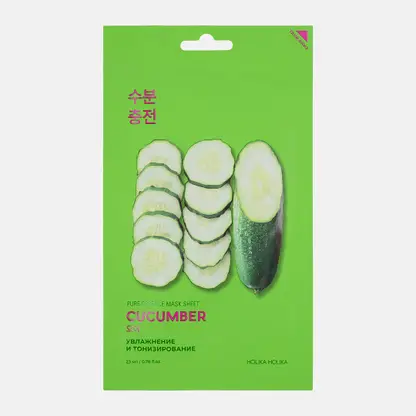 Маска для лица Holika Holika тканевая Cucumber 23мл