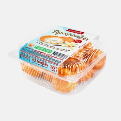 Пирожные Профитроли с ванильным кремом Фарше 150г