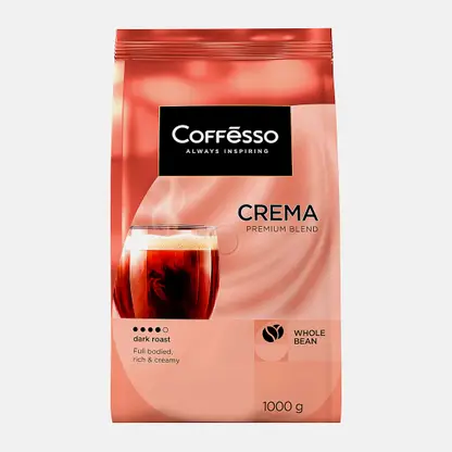 Кофе в зернах Coffesso Crema 1кг