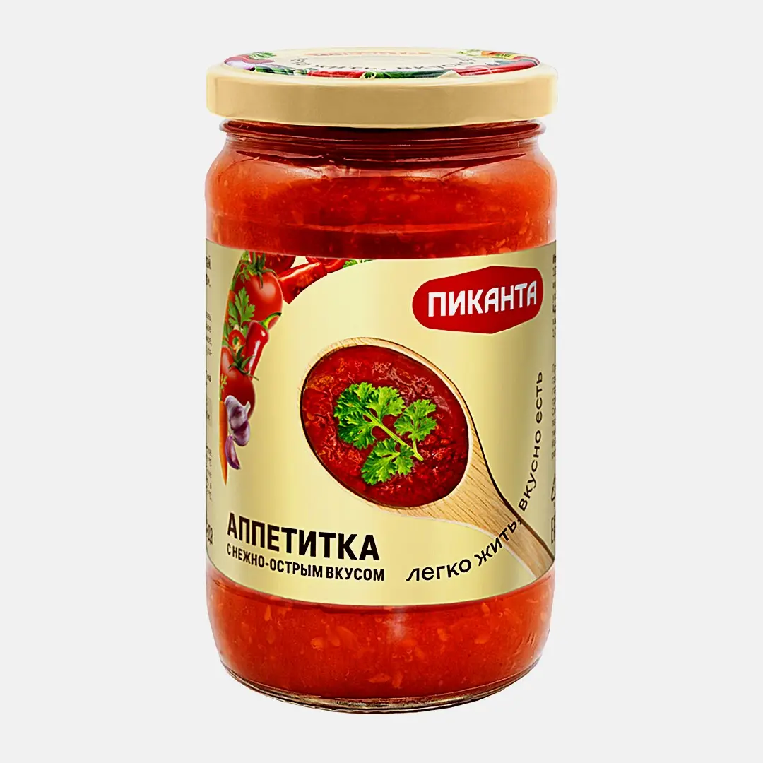 Закуска Пиканта Аппетитка с нежно-острым вкусом 360г