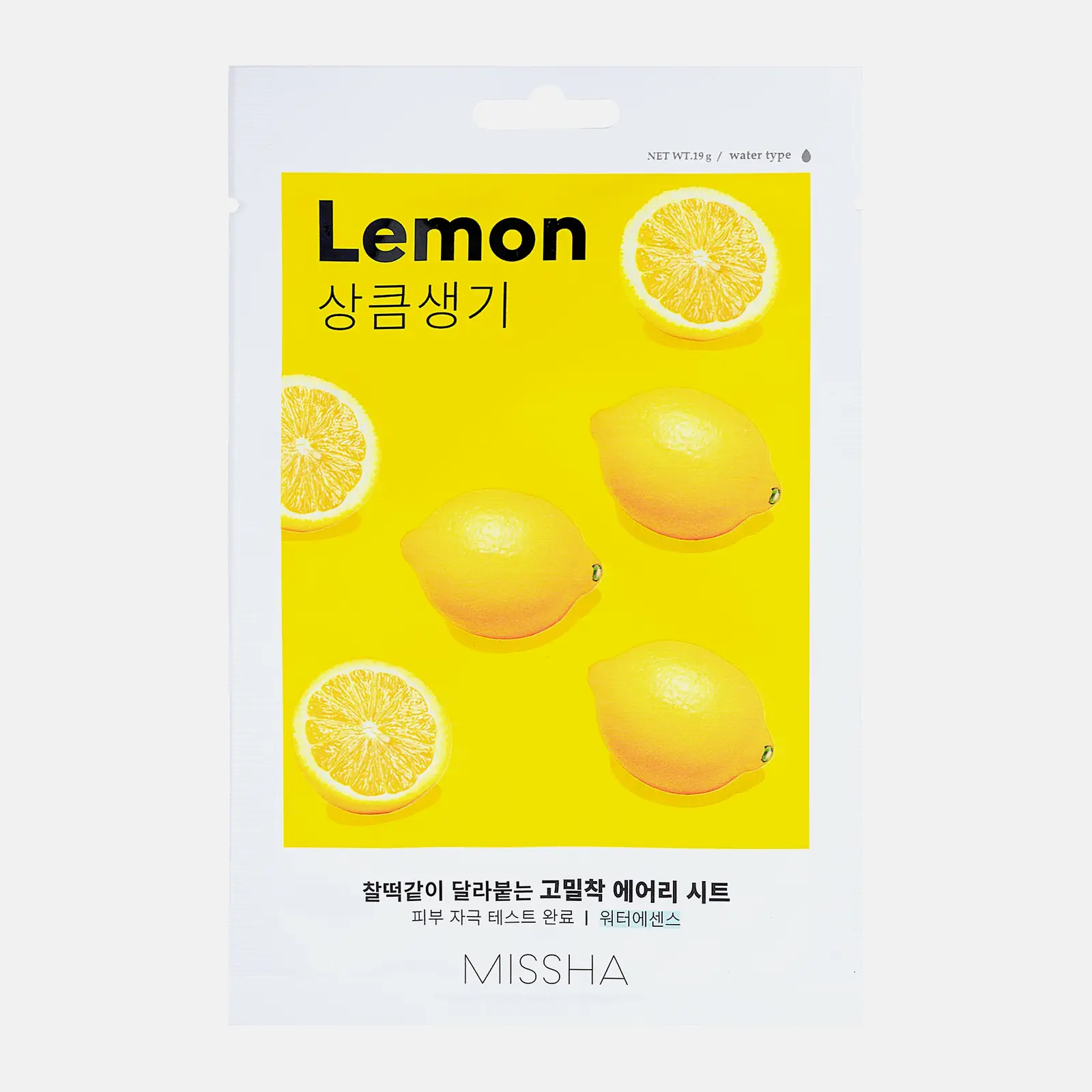 Маска для лица Missha Освежающая с лимоном для тусклой кожи 19г Маска для лица Missha Освежающая с лимоном для тусклой кожи 19г