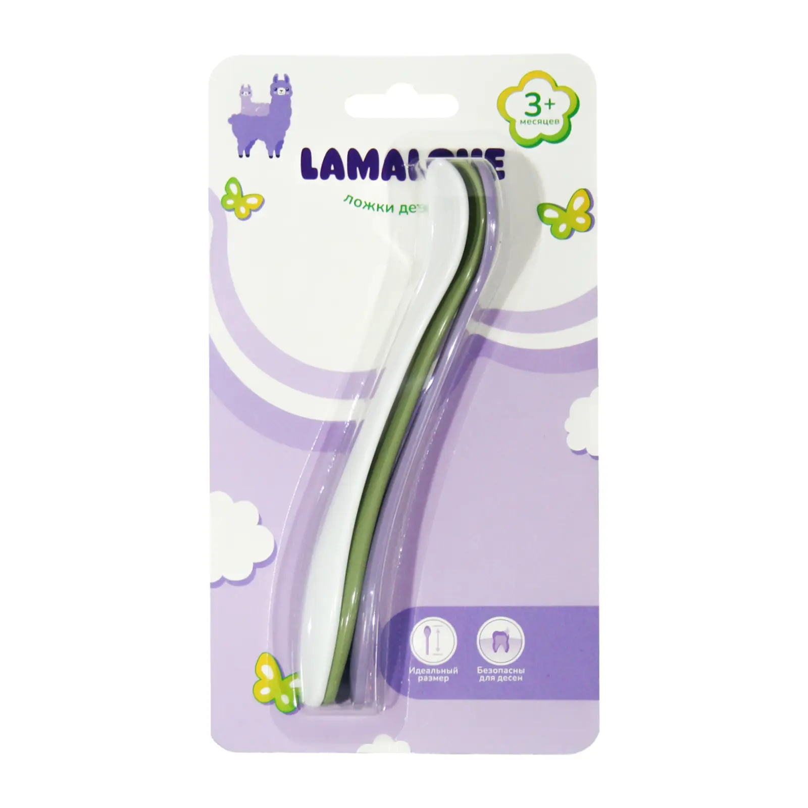 Ложки детские Lamalove в наборе 3+ 18671 3шт
