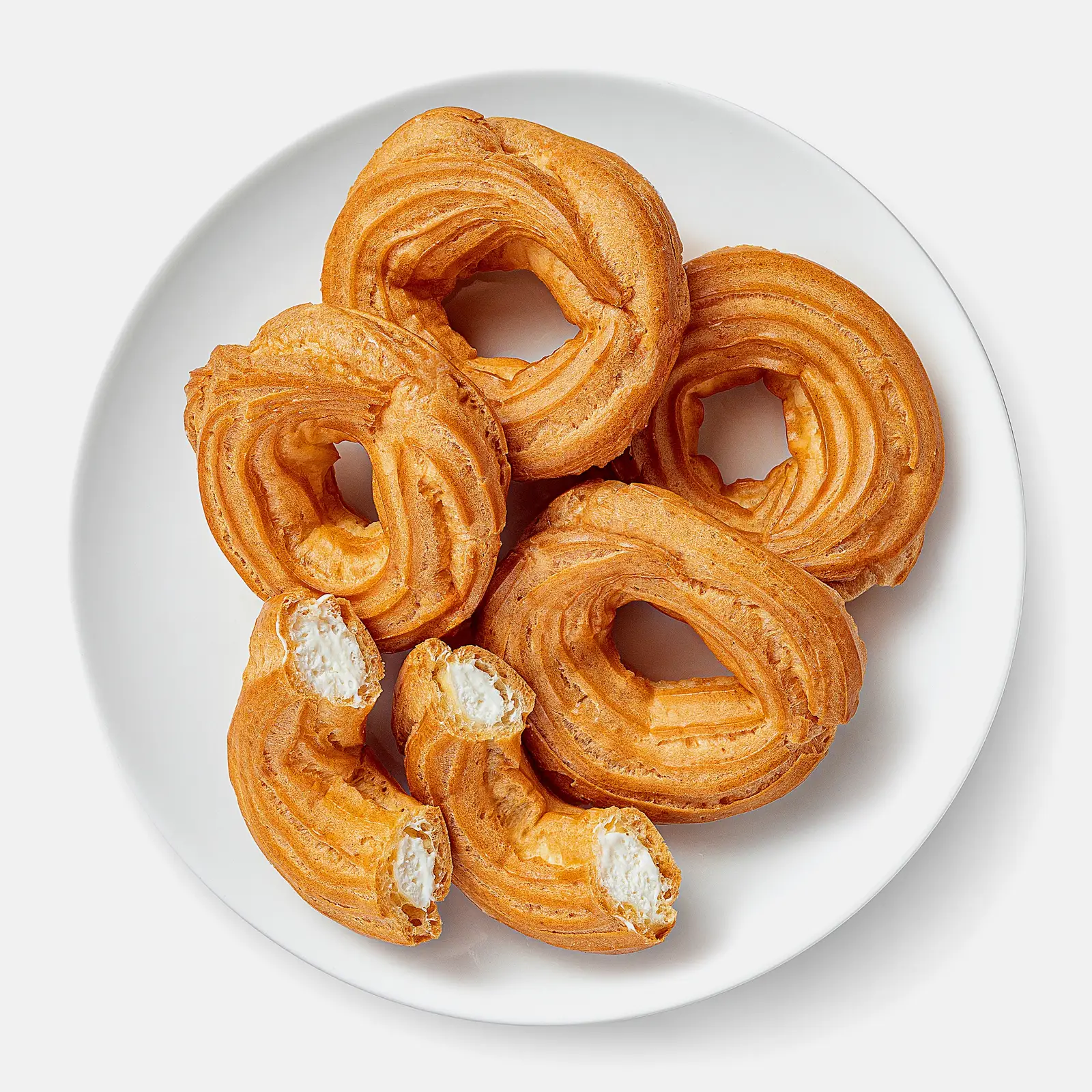 Изображение товара Пирожное Кольца Фили-Бейкер 300г с сливочным кремом и заварным тестом