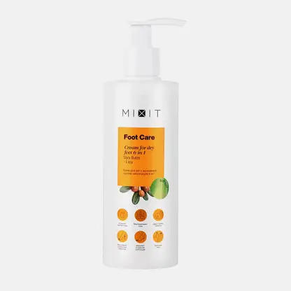 Крем для ног с мочевиной против натоптышей 6в1 Foot Care Mixit 250мл