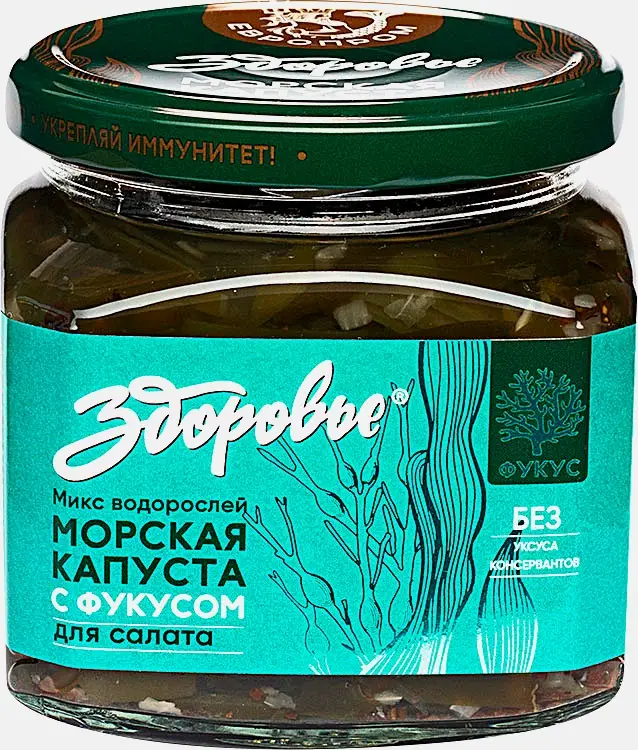 Морская капуста Здоровье с фукусом 400г
